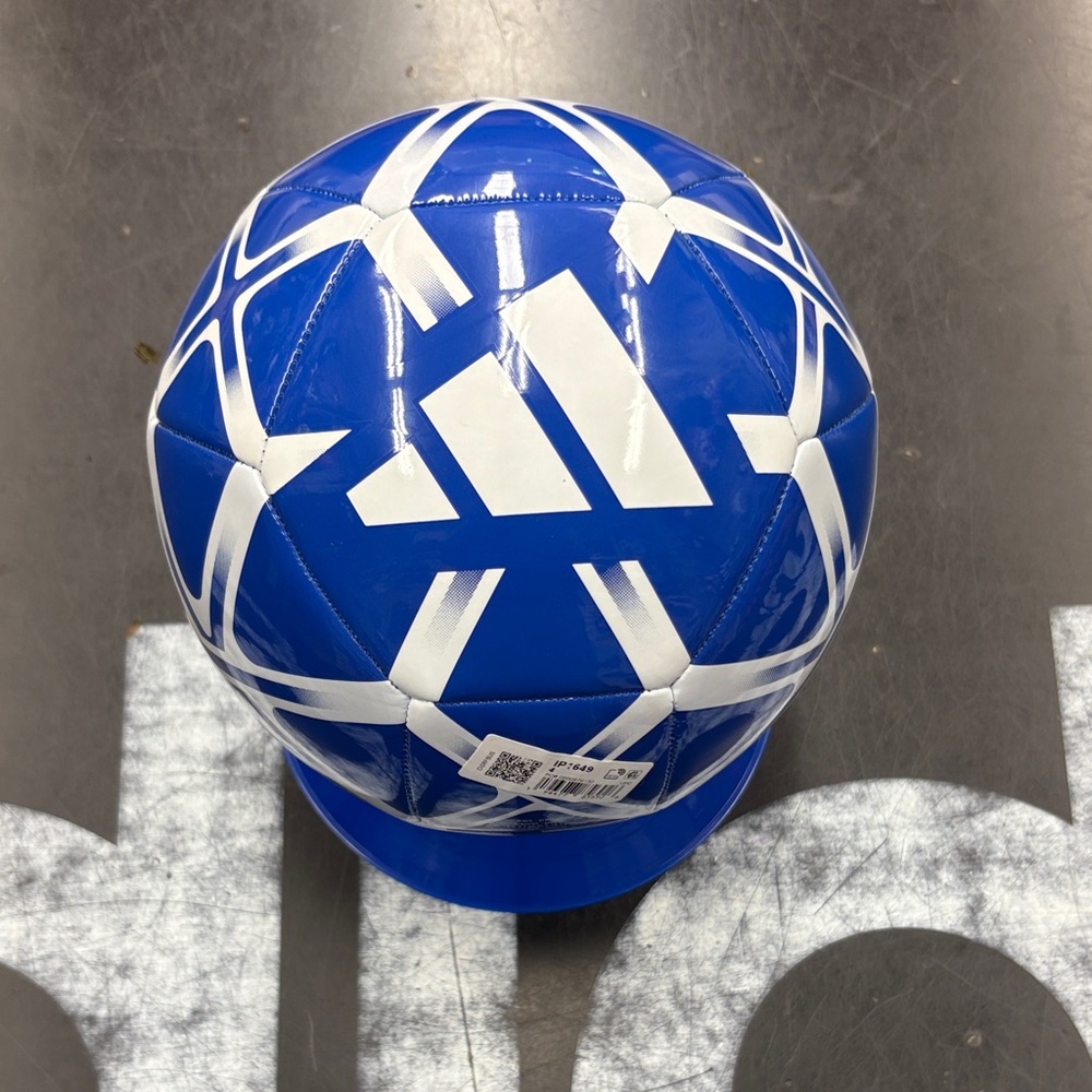 Adidas Royal Blue and White Soccer Ball Size 4